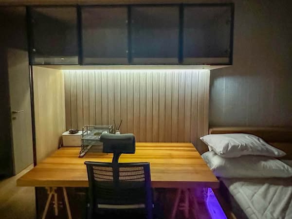 bedroom and room interior of Oka Haus