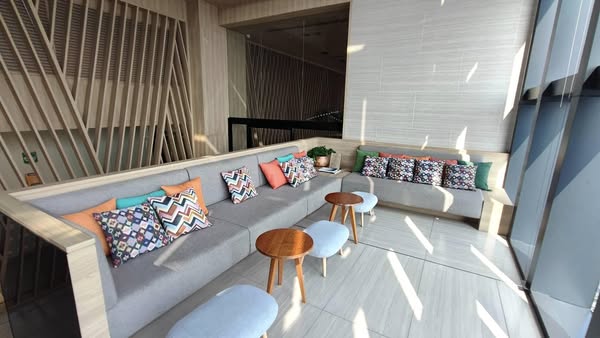 living room of Oka Haus