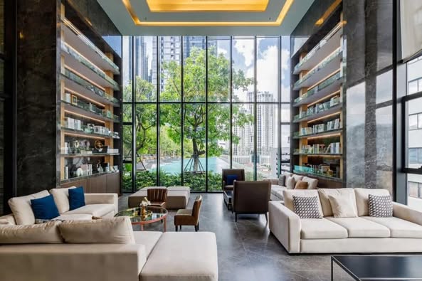 living room of One9Five Asoke – Rama 9