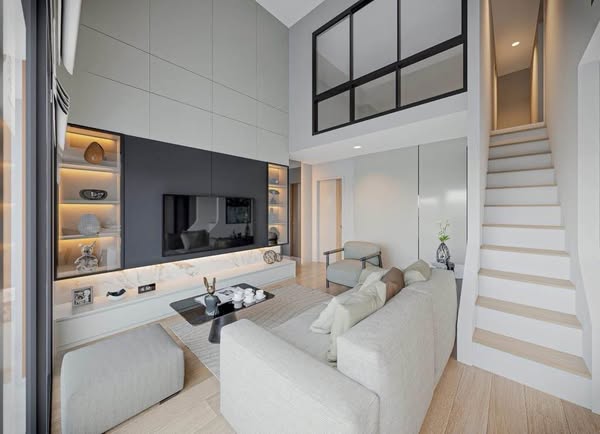 living room of One9Five Asoke – Rama 9
