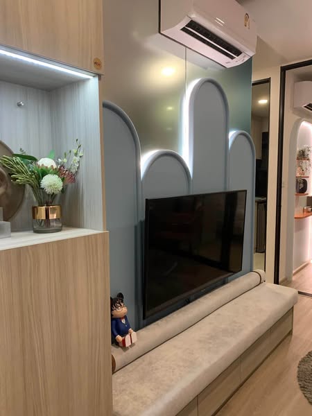 room interior and bathroom and kitchen of Origin Play Bangkhunnon Triple Station ออริจิ้น เพลย์ บางขุนนนท์ ทริปเปิ้ล สเตชั่น