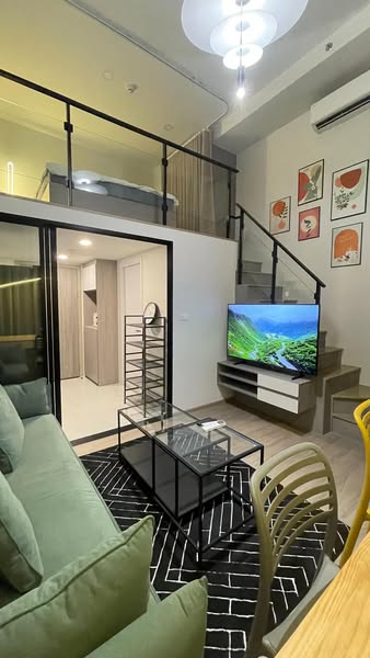 living room of Origin Plug & Play Nonthaburi Station