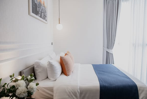 bedroom of Park​ Origin​ Thonglor