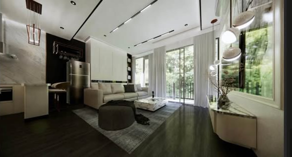 living room and room interior of Park​ Origin​ Thonglor