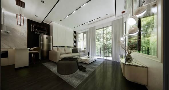living room and room interior of Park​ Origin​ Thonglor