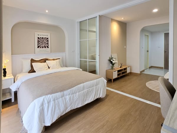bedroom of Petshy Condo - คอนโดเลี้ยงสัตว์ได้