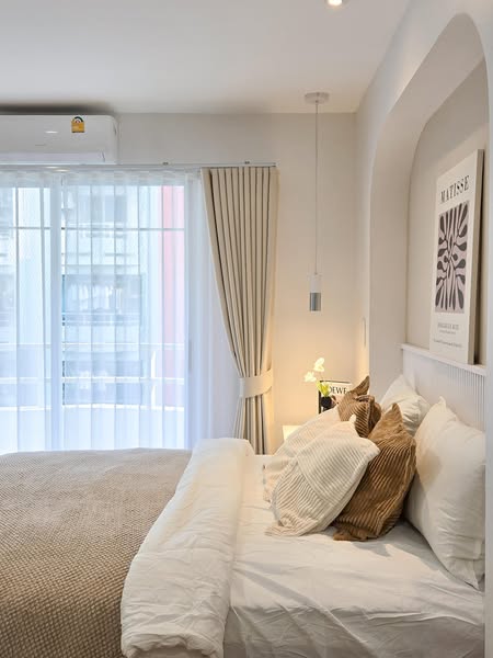 bedroom of Petshy Condo - คอนโดเลี้ยงสัตว์ได้