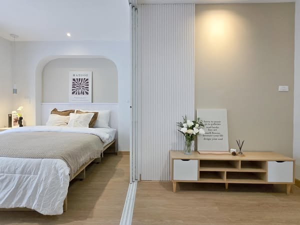 bedroom of Petshy Condo - คอนโดเลี้ยงสัตว์ได้