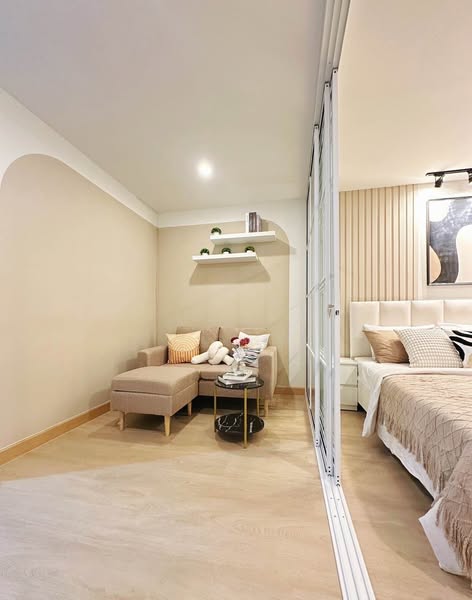bedroom of Ratchada Prestige Ladprao 48