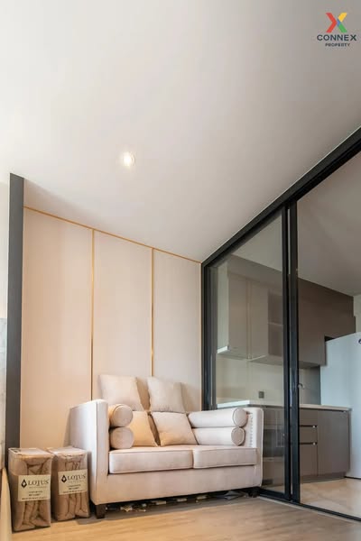 living room and bedroom and room interior of RHYTHM Ekkamai