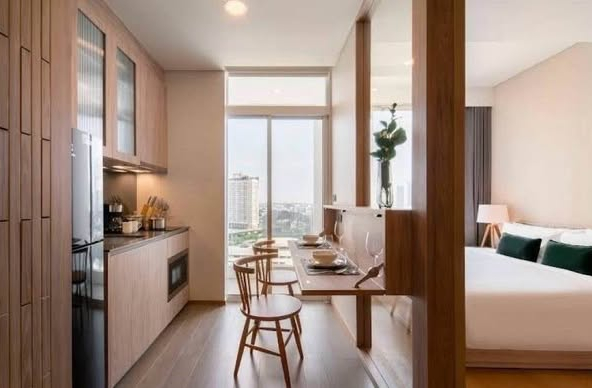 bedroom and room interior of Siamese Exclusive Sukhumvit 42