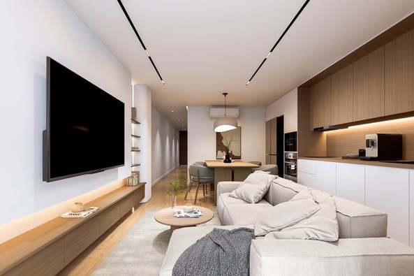 living room and bedroom of Sritana Condominium 2