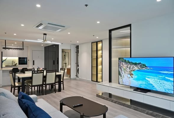 living room and room interior of Sukhumvit Living Town