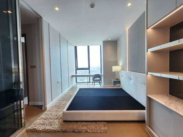 living room and bedroom of Supalai Icon Sathon