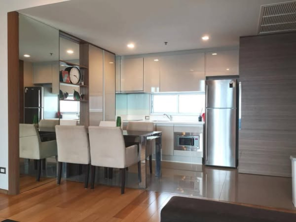 room interior and kitchen of The Address Asoke