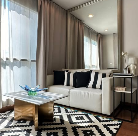 bedroom and living room of The Address Chidlom