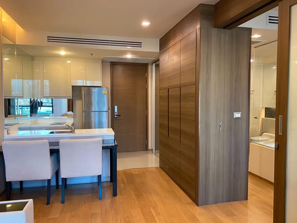 room interior and kitchen of The Address Sathorn