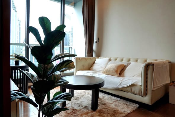 bedroom and living room of The Address Sukhumvit 28