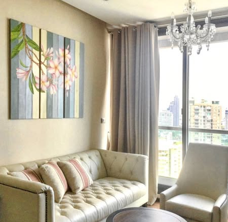 living room of The Address Sukhumvit 28
