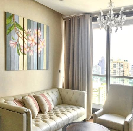 living room of The Address Sukhumvit 28
