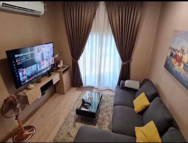 bedroom and living room of The Connect54 รามอินทรา-มีนบุรี 2