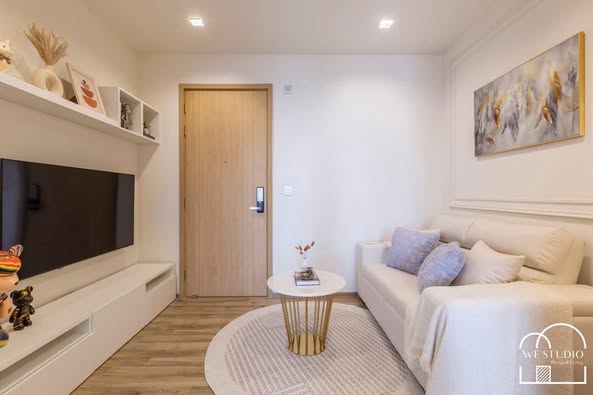 bedroom and living room of THE LINE Jatujak-Mochit