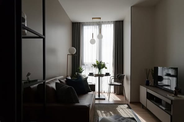 living room of THE LINE Phahon-Pradipat