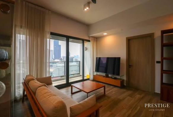 living room and bedroom of The Lofts Asoke