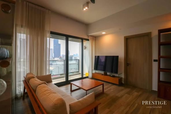 living room and bedroom of The Lofts Asoke