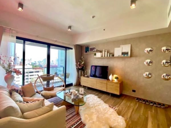living room and bedroom of The Lofts Asoke