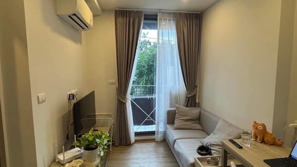living room and bedroom of The Nest Sukhumvit 71