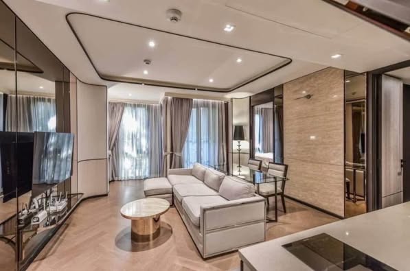 bedroom and living room of The Reserve Sukhumvit 61