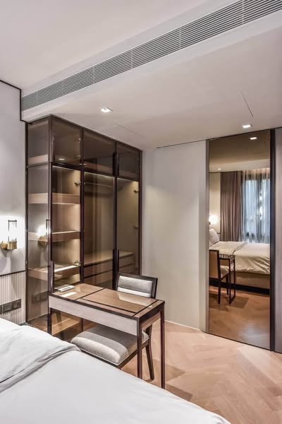 bedroom and room interior of The Reserve Sukhumvit 61
