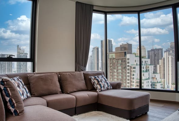living room of The Residences at Mandarin Oriental Bangkok
