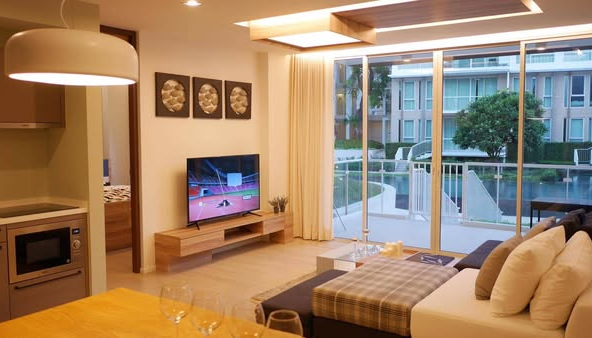 bedroom and living room of Wan Vayla Hua Hin-Khao Tao