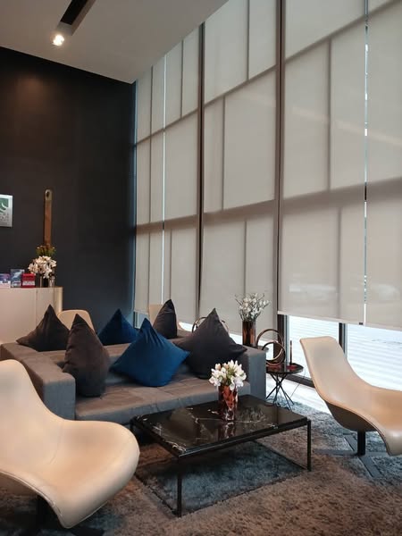 living room and room interior of Whizdom Avenue Ratchada-Ladprao