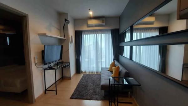 living room and bedroom and room interior of Whizdom Connect Sukhumvit