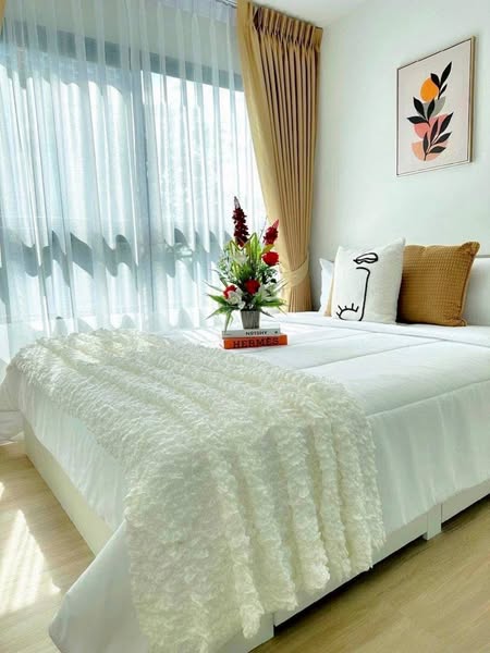 bedroom of iCondo Activ Pattanakarn