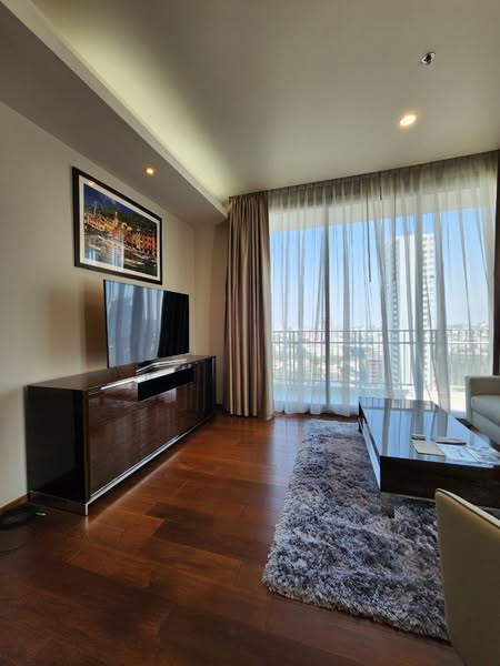 bedroom and living room of Quattro by Sansiri