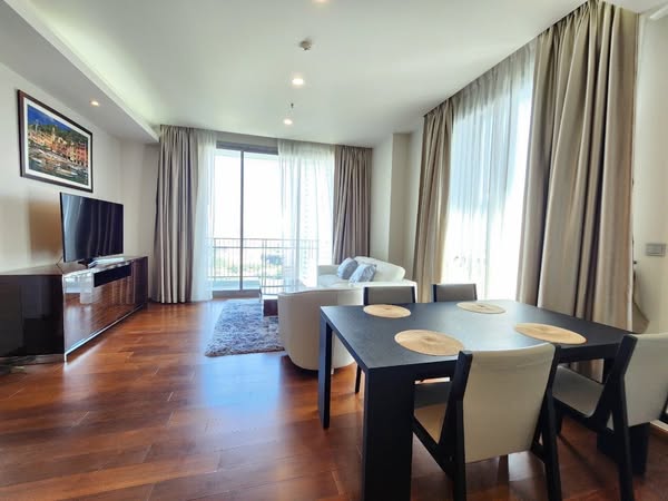 bedroom and living room of Quattro by Sansiri