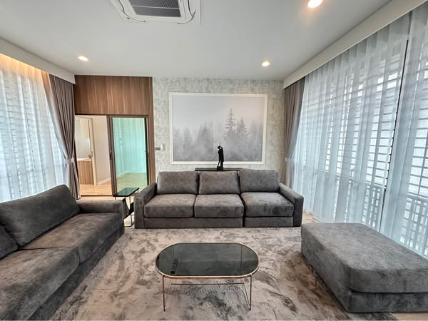 living room and room interior of Burasiri Krungthep Kreetha