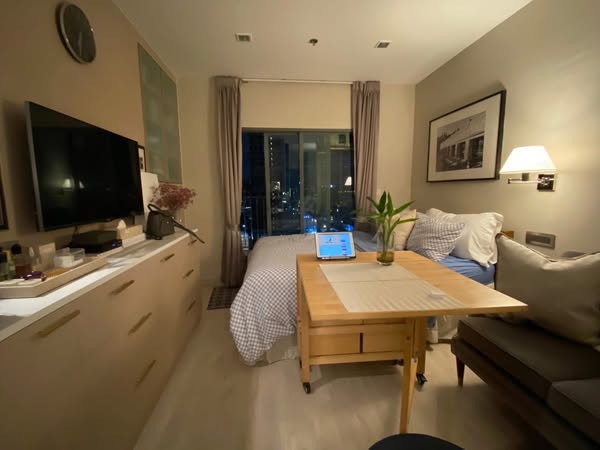 living room and bedroom of Ideo Mobi Sukhumvit 81