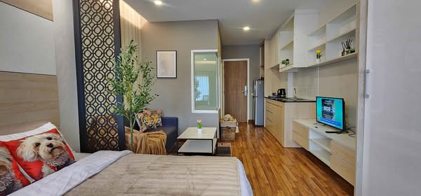 living room and bedroom and room interior of อาคารศิริคอนโด