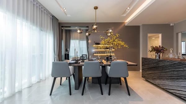 living room and room interior of Manthana Bangna – Wongwean