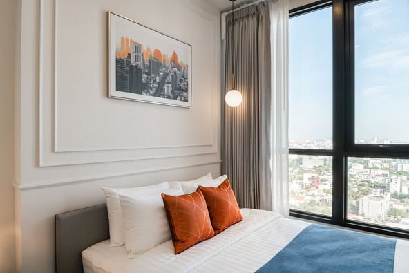 bedroom of Park​ Origin​ Thonglor