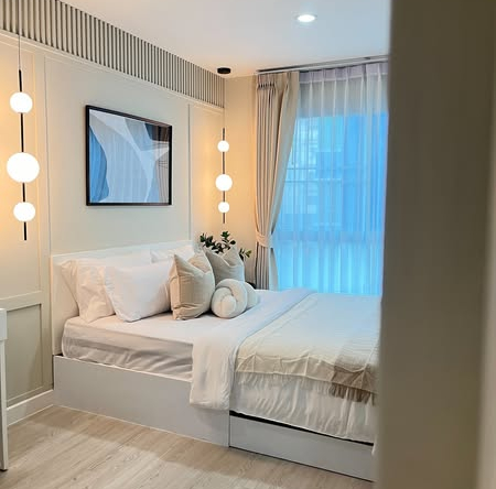 bedroom of The Kith Plus Nawamin เดอะ คิทท์ พลัส นวมินทร์