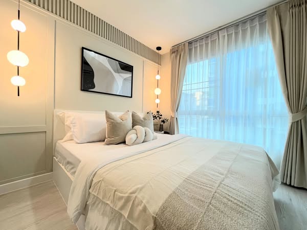 bedroom of The Kith Plus Nawamin เดอะ คิทท์ พลัส นวมินทร์