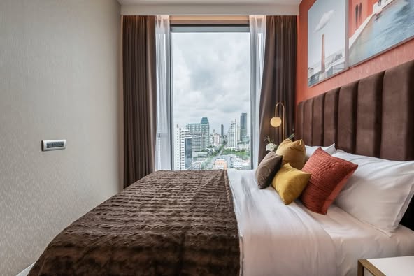 bedroom of The Residences at Mandarin Oriental Bangkok