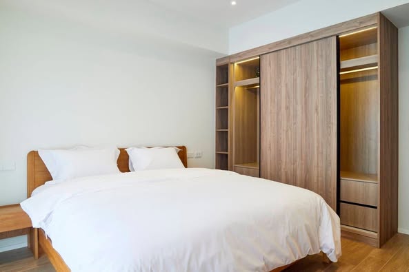bedroom and room interior of YOLK Residences